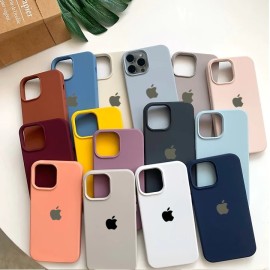 CAPA CAPINHA CASE AVELUDA DE SILICONE  APPLE IPHONE 15 PRO MAX  - CORES VARIADAS PRODUTOS 