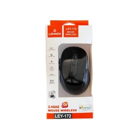 MOUSE WIRELESS DESIGN ERGONOMICO SEM FIO 2.4GHZ  PARA WINDOWS, MAC E LINUX  DISPONVEL O PORTA USB NA COR PRETO - MODELO: LEY-172 - LEHMOX 