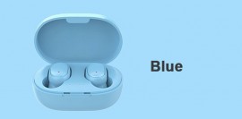 FONE DE OUVIDO BLUETOOTH , SEM FIO E RECARREGVEL WIRELESS 5.3 NA COR AZUL MOD: A6S MIPODS AZUL 