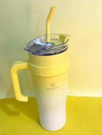 COPO TRMICO AO INOX  1200ML COR AMARELO - FASHION COFFE CUP 