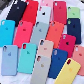 CAPA CAPINHA CASE AVELUDA DE SILICONE  APPLE IPHONE X IPHONE XS  - CORES VARIADAS PRODUTOS 