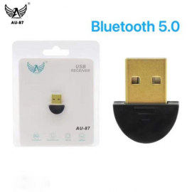 ADAPTADOR BLUETOOTH 5.0 USB MINI RECEPTOR MOD: AU-87 - ALTOMEX 