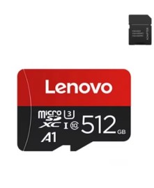 Micro TF Mini SD Card, Carto de memria Flash para telefone, computador, cmera, 512 GB - LENOVO 