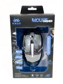 MOUSE GAMER MOD: KP-V15   - KNUP ( PRETO )   