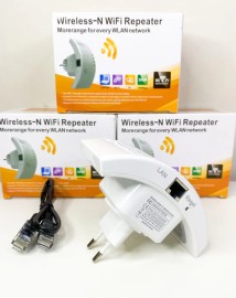 REPETIDOR WI-FI WIRELESS-N MAIS ALCANCE PARA CADA REDE WLAN MODELO: WF-06 COR BRANCO - JACK LIUA 