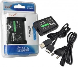 FONTE DE ALIMENTAO AC ADAPTADOR CARREGADOR BIVOLT 110 V-240V COM CABO PARA SONY PSP PS VITA