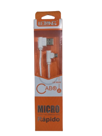 CABO FIO DE COBRE USB 2.0 X TYPE-V8 2A MAX TAMANHO 1M  MODELO:LE-824V  LELONG