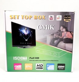 CONVERSOR ISDB-T TV DIGITAL FULL HD 1080P  CMIK  - SET TOP BOX 