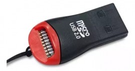 ADAPTADOR MINI LEITOR DE CARTO DE MEMRIA MICRO SD - FUTURA