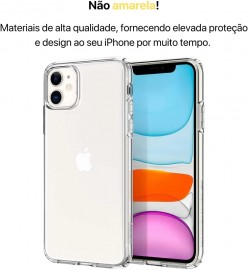 CAPA TRANSPARENTE  SPACE CLEAR COLLECTION CASE SPACE RGIDA ANTI AMARELAMENTO RESISTENTE PARA IPHONE 14 PRO MAX --- SPACE COLETION