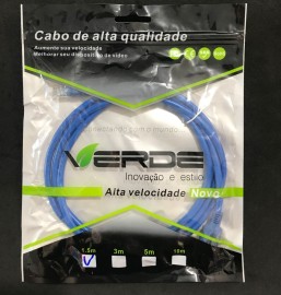 CABO DE REDE E TRANSMISSO DE DADOS 1.5M  - VERDE INOVAO ESTILO 