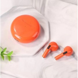  FONE DE OUVIDO BLUETOOTH SEM FO TWS IN EAR PRO 6 COR -LARANJA