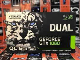  PLACA DE VDEO 6GB MEMORY ASUS GEFORCE DUAL GTX -1060 - ASUS 