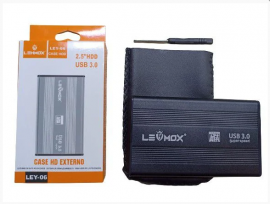 CASE HD EXTERNO 2.5 HDD USB 3.0 MOD: LEY -06 - LEHMOX ( PRETO )