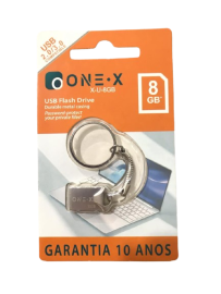 PEN DRIVE CHAVEIRO DE 8GB USB FLASH DRIVE COMPLATIVEL COM USB 2 MODELO: X-U-16GB ONEX