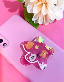 POP SOCKET SUPORTE PARA CELULAR COM DESENHO ESTAMPADO 