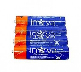 Pilhas AAA Inova 1.5v Alcalinas Alta Resistncia 4 Unidades - Inova