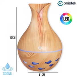 Umidificador de ar ambiente aromatizador ultrassnico 300ML modelo: UM628 - Onistek 