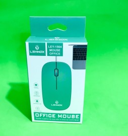 MOUSE ERGONMICO COM FIO USB 3 BOTES COR VERDE MODELO: LEY-1564 - ALTOMEX