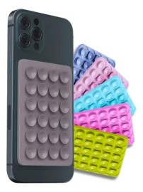 SUPORTE COM VENTOSA PARA CAPA DE CELULAR - CORES DISPONVEL 