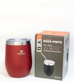 COPO CUIA TRMICO AO INOX 350ML - BEER PINTS ( PALE CARMINE )