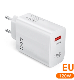  FONTE USB 120W SUPER CHARGE POWER 5.0 COR BRANCA 