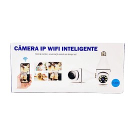 CMERA LMPADA 1080P SMART WI-FI INTELIGENTE FCIL DE INSTALAR E VISUALIZAO REMOTA EM TEMPO REAL MODELO: 8177