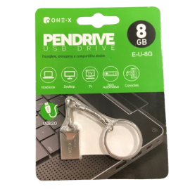 Pendrive 8Gb USB drive compatvel notebook , dektop, Tv , som automotivo console , caixa de som modelo: E-U-8G - Onex 