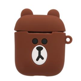 CASE PARA FONE DE OUVIDO FORMATO DE URSO 