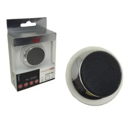 MINI CAIXA DE SOM MINI SPEAKER WIRELLES BLUETOOTH V5.0 RECARREGVEL COMPATVEL CELULAR, NOTEBOOK, PC , IPAD COR PRATA 