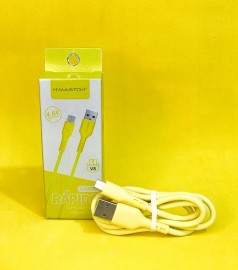 CABO USB X TYPE - V8 MODELO: SJX03 - 1 COR AMARELO - H'MASTON