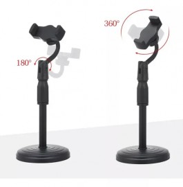 SUPORTE PARA CELULAR SMARTPHONE DE MESA ARTICULADO 360 GRAU - VOCAL MICROPHONE