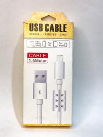 CABO USB X IPHONE 1.5M - USB CABLE ( BRANCO )