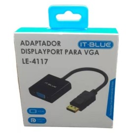 Adaptador conversor displayport HDMI para VGA modelo: LE-4117 - It blue