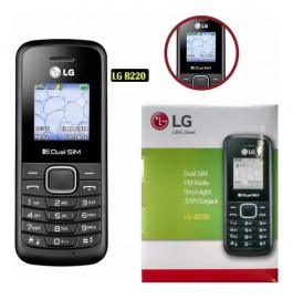 CELULAR SIMPLES LIGAO, RDIO , DOIS CHIP 3.5 COR PRETO MOD: LG B220 -LG 