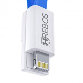Cabo  chaveiro retrtil USB para iphone IOS modelo: HS-271 - Hrebos