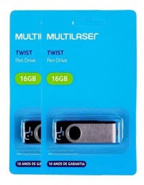 PEN DRIVE 16GB TWIST -MULTILASER 