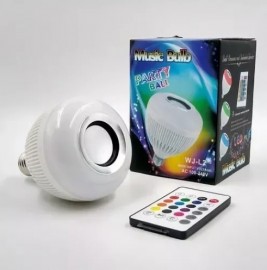  LMPADA MUSICA LED RGB C/ CONTROLE REMOTO MOD: WJ -L2  - BULLB PARTY 