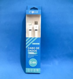 CABO DE DADOS E CARREGAMENTO 1000MM USB X TYPE-C MOD: CBO -5752 - INOVA 