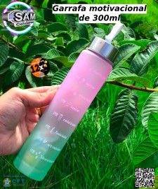 GARRAFA DE GUA MOTIVACIONAL DE 500ML DEGRADE 