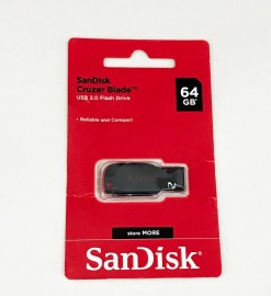 PEN DRIVE  64GB USB 2.0 FLASH DRIVE  - SAN DISK 