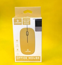 MOUSE ERGONMICO COM FIO USB 3 BOTES COR AMARELO  MODELO: LEY-1564 - ALTOMEX