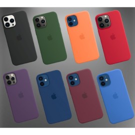 CAPA CAPINHA CASE AVELUDA DE SILICONE  APPLE IPHONE 13  - CORES VARIADAS PRODUTOS 